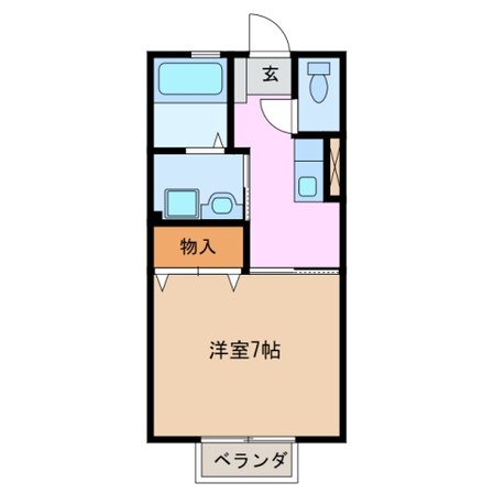 平田町駅 徒歩7分 1階の物件間取画像